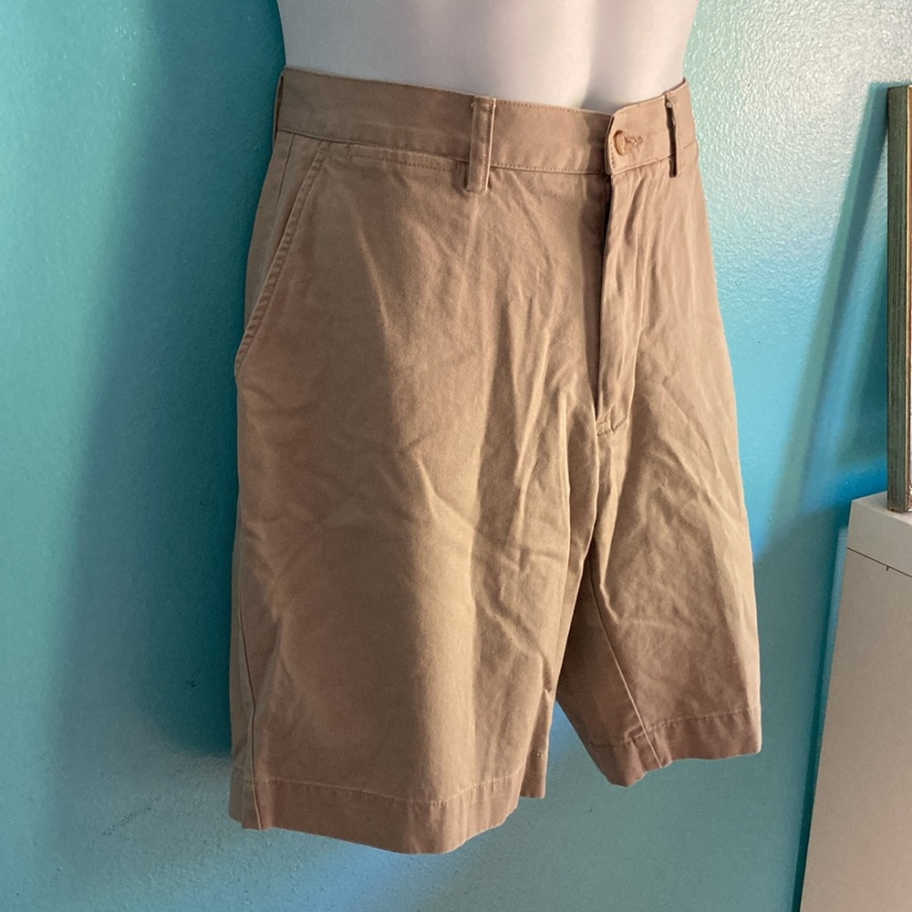 Polo Ralph Lauren Prospect Short Mens Size 32 Classic Khaki Chino Shorts 9" Ins